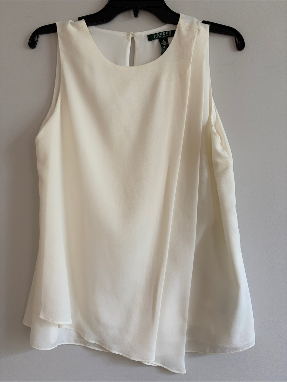 Lauren Ralph Lauren Cream Layered Sleeveless Camisole